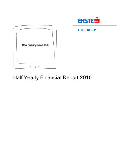 Thumbnail Erste Group Bank Half-year Report 2010-h1