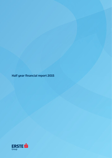 Thumbnail Erste Group Bank Half-year Report 2015-h1