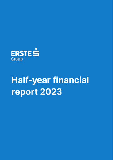 Thumbnail Erste Group Bank Half-year Report 2023-h1