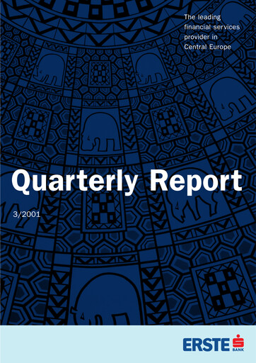 Thumbnail Erste Group Bank Quarterly Report 2001-q3