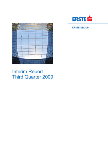 Thumbnail Erste Group Bank Quarterly Report 2009-q3