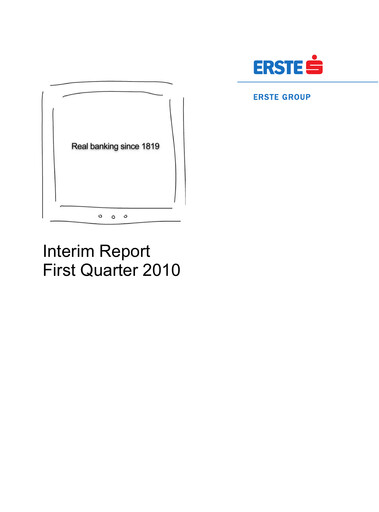 Thumbnail Erste Group Bank Quarterly Report 2010-q1