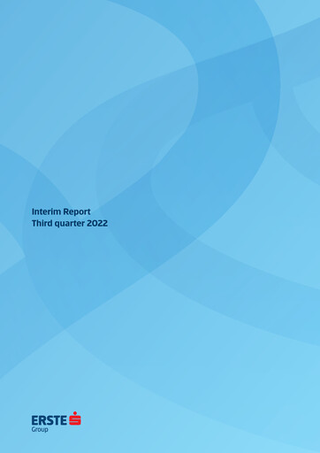 Thumbnail Erste Group Bank Quarterly Report 2022-q3