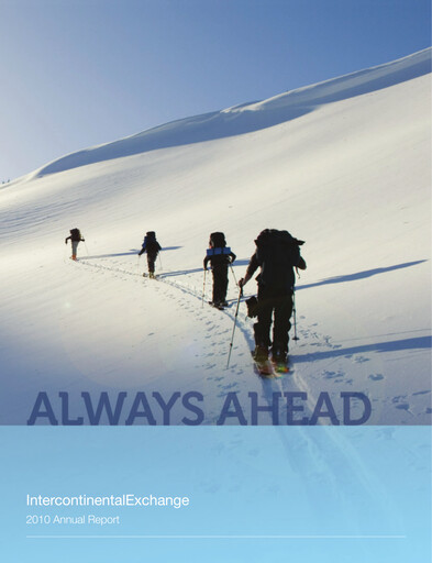 Vorschaubild Intercontinental Exchange Jahresbericht 2010