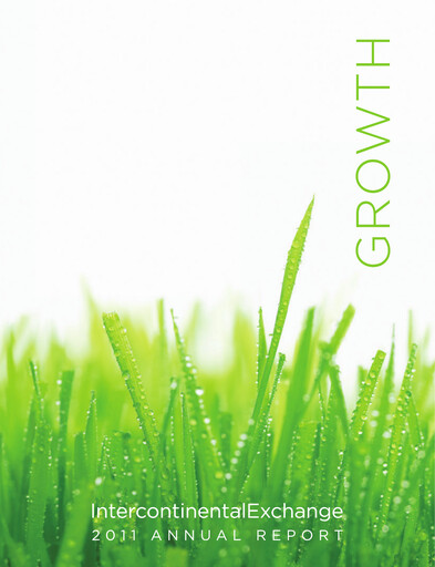Vorschaubild Intercontinental Exchange Jahresbericht 2011