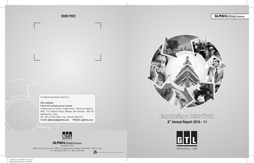 Thumbnail GTL Infrastructure Annual Report 2010-2011