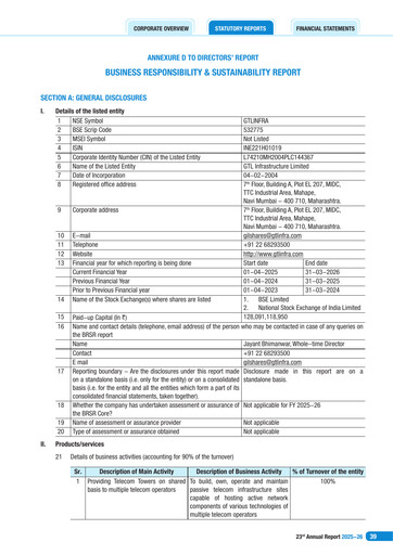 Thumbnail GTL Infrastructure ESG Report 2025-2026