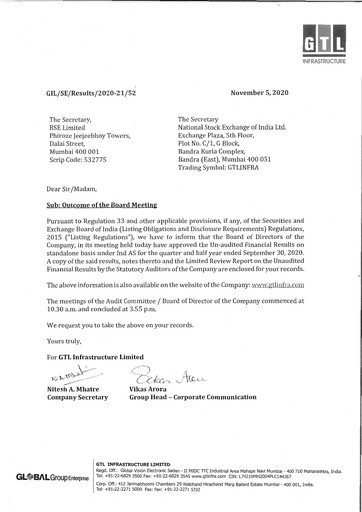 Thumbnail GTL Infrastructure Quarterly Report 2020-q2
