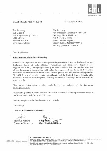 Thumbnail GTL Infrastructure Quarterly Report 2021-q2