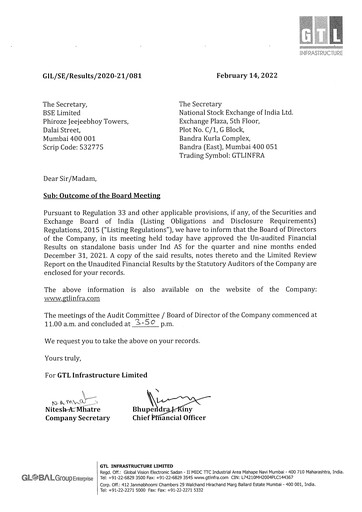 Thumbnail GTL Infrastructure Quarterly Report 2021-q3