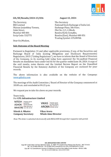 Thumbnail GTL Infrastructure Quarterly Report 2024-q1