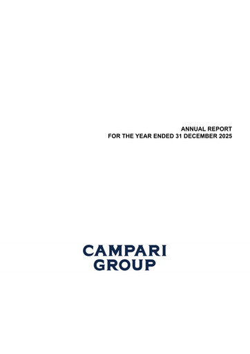 Thumbnail Davide Campari-Milano Annual Report 2025