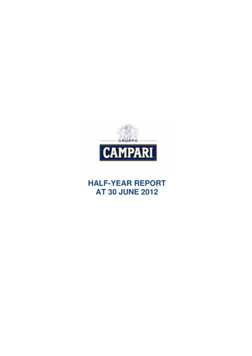 Thumbnail Davide Campari-Milano Half-year Report 2012-h1