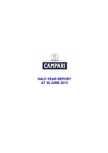 Thumbnail Davide Campari-Milano Half-year Report 2013-h1