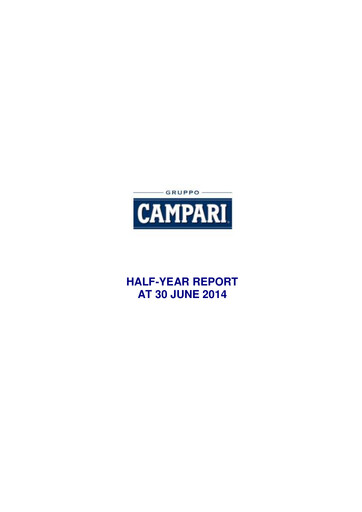 Thumbnail Davide Campari-Milano Half-year Report 2014-h1