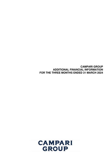 Thumbnail Davide Campari-Milano Quarterly Report 2024-q1