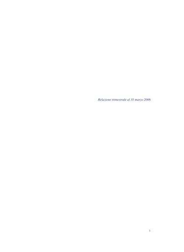 Thumbnail Davide Campari-Milano Quarterly Report 2006-q1