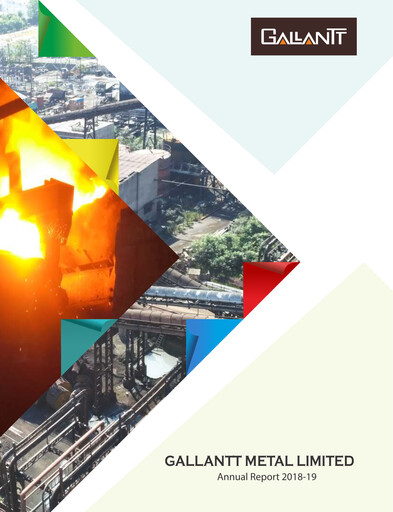 Thumbnail Gallantt Ispat Annual Report 2018-2019