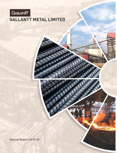 Thumbnail Gallantt Ispat Annual Report 2019-2020