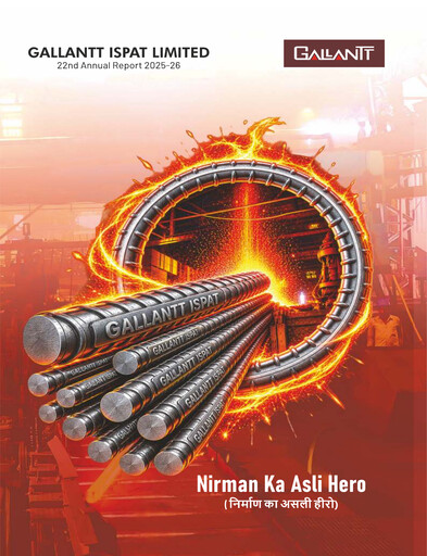 Thumbnail Gallantt Ispat Annual Report 2025-2026
