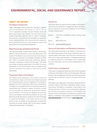 Miniature CMGE Technology Group Rapport ESG 2023