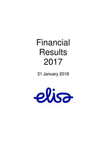 Thumbnail Elisa
 Financial Report 2017