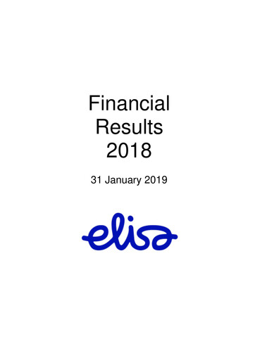 Thumbnail Elisa
 Financial Report 2018