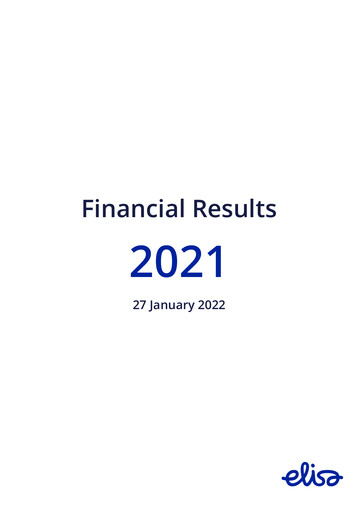Thumbnail Elisa
 Financial Report 2021
