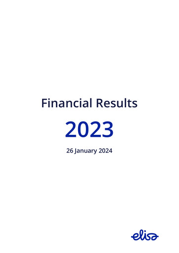 Thumbnail Elisa
 Financial Report 2023
