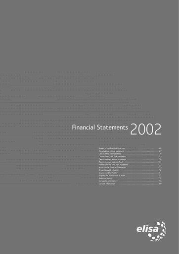 Thumbnail Elisa
 Financial Statement 2002