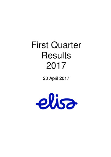 Thumbnail Elisa
 Quarterly Report 2017-q1