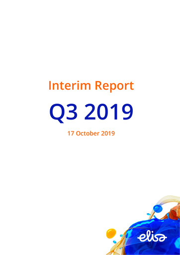 Thumbnail Elisa
 Quarterly Report 2019-q3