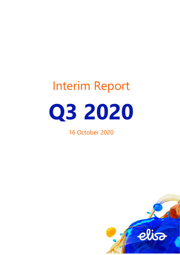 Thumbnail Elisa
 Quarterly Report 2020-q3