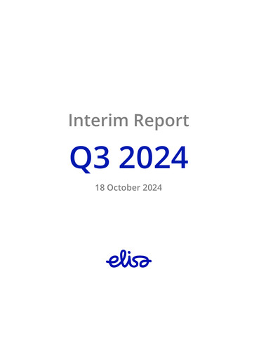 Thumbnail Elisa
 Quarterly Report 2024-q3