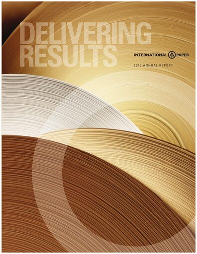 Miniature International Paper
 Rapport annuel 2013
