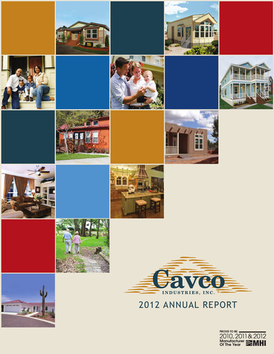 Vorschaubild Cavco Industries Jahresbericht 2012