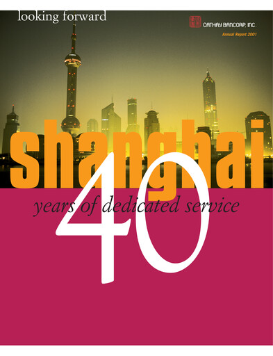 Thumbnail Cathay General Bancorp Annual Report 2001