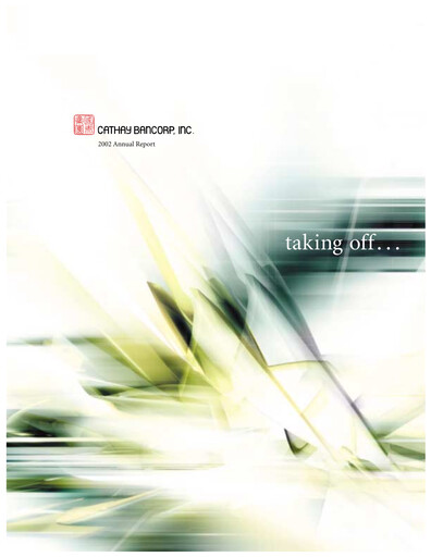 Thumbnail Cathay General Bancorp Annual Report 2002