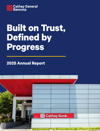 Miniature Cathay General Bancorp Rapport annuel 2025