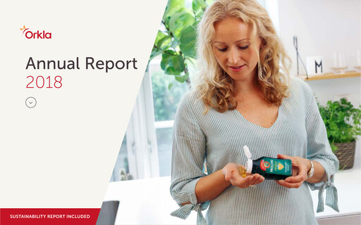 Thumbnail Orkla Annual Report 2018