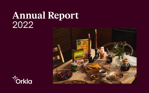 Thumbnail Orkla Annual Report 2022