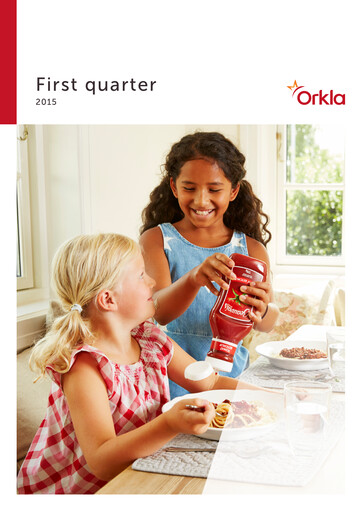 Thumbnail Orkla Quarterly Report 2015-q1
