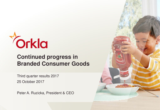Thumbnail Orkla Quarterly Report 2017-q3