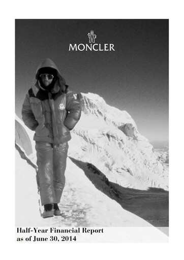 Thumbnail Moncler Half-year Report 2014-h1