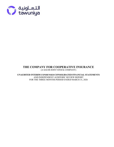 Vorschaubild The Company for Cooperative Insurance Quartalsbericht 2026-q1