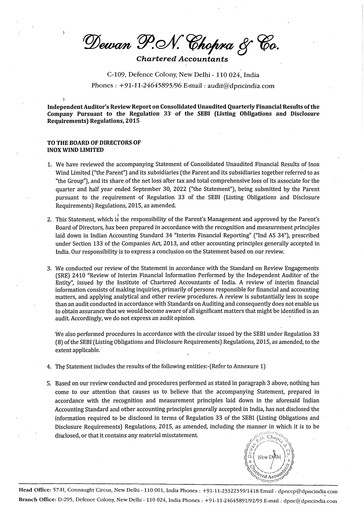 Thumbnail Inox Wind
 Quarterly Report 2022-q2