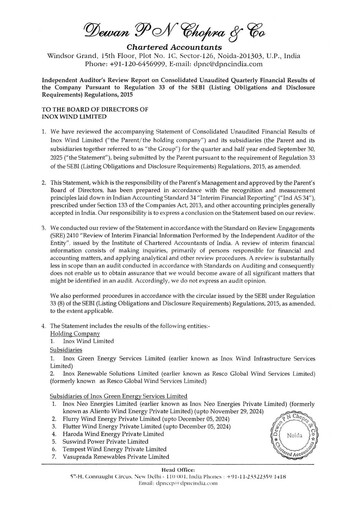 Thumbnail Inox Wind
 Quarterly Report 2025-q2