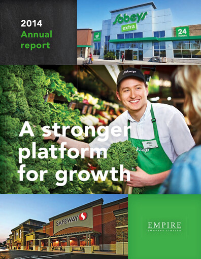 Thumbnail Empire Company Annual Report 2014