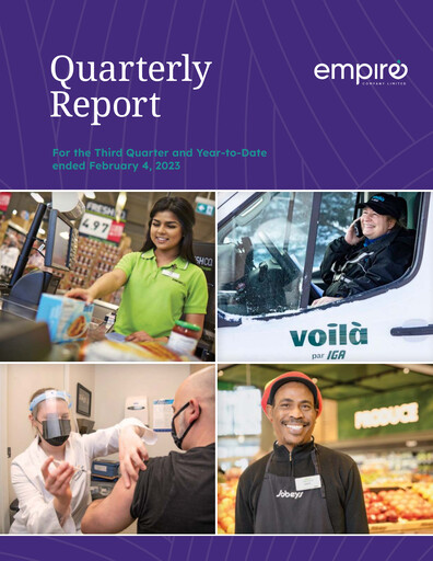 Thumbnail Empire Company Quarterly Report 2023-q3