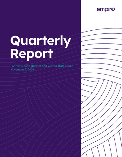 Thumbnail Empire Company Quarterly Report 2025-q2